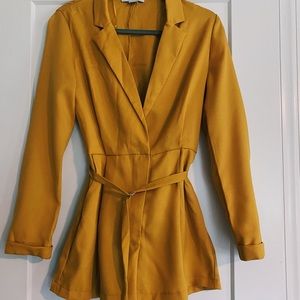 Yellow Romper w/Pockets